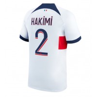 Koszulka piłkarska Paris Saint-Germain Achraf Hakimi #2 Strój wyjazdowy 2023-24 tanio Krótki Rękaw
